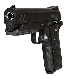 Galaxy Пистолет Colt 1911 4.3 с глушителем, спринг (g25a)