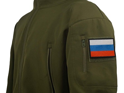 Нашивка Strike "Флаг России" 80х60мм, вышивка