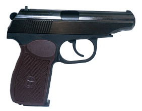 Пистолет WE ПМ, глушитель (we-ma001-bk)