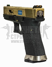 WE Пистолет Glock 19 G-Force, Titanium Version (WE-G003WET-TG)
