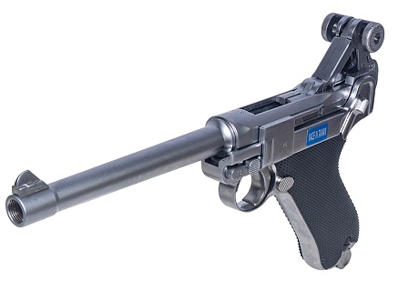 WE Пистолет Luger 'Parabellum' P08 6", хром (WE-P005)