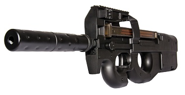 Пистолет-пулемет Cyma P90, с глушителем (cm060b)
