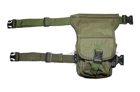 детальное фото Подсумок универсальный на бедро олива (ws20060g) интернет-магазин "Планета страйкбола"
