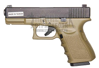 фото детально kjw пистолет glock 23, олива (kjw-g23-ms-od) интернет-магазин "Планета страйкбола"