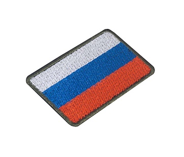 Нашивка Strike "Флаг России" 60х40мм, вышивка