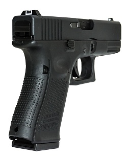 Пистолет WE Glock 19 Gen. 5, сменные накладки (we-g003vb-bk)