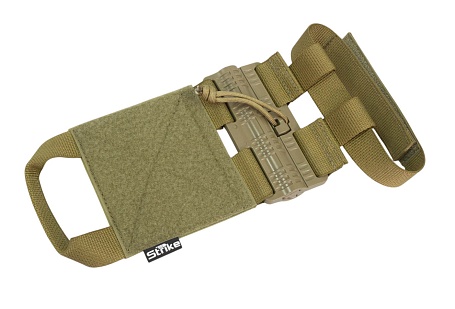 детальное фото Система быстрого сброса Strike fast drop на камербанд, койот интернет-магазин "Планета страйкбола"