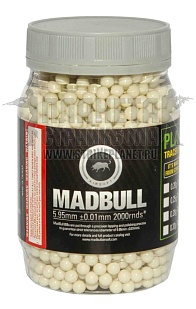 детальное фото для раздела Шары Madbull 0.25г. 2000шт. трассерные зеленые интернет-магазин "Планета страйкбола»