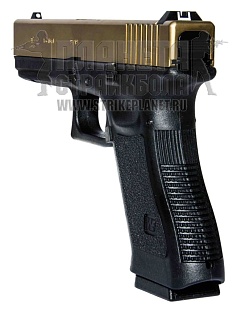 WE Пистолет Glock 17 gen.3, greengas, Titanium Version (we-g001a-tg)