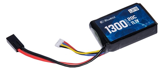 детальное фото для раздела Аккумулятор BlueMax LiPo 11.1В, 1300мАч, 20C, блок интернет-магазин "Планета страйкбола»