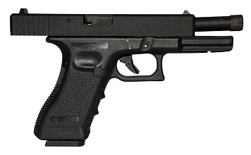 KJW Пистолет Glock 17, CO2, резьба под глушитель (kp-17-tbc.co2-bk)