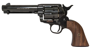 фото детально револьвер king arms colt saa .45 peacemaker s (ka-pg-10-s-bk2) интернет-магазин "Планета страйкбола"