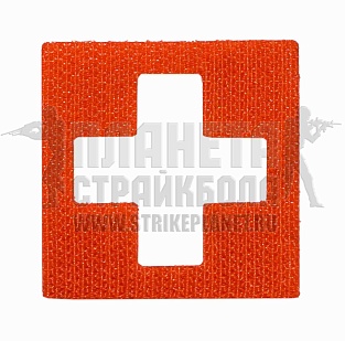 детальное фото Нашивка Красный крест прозрачный интернет-магазин "Планета страйкбола"