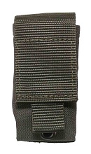 детальное фото Подсумок Strike с красной лентой, олива кордура интернет-магазин "Планета страйкбола"