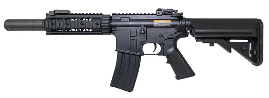 фото детально автомат cyma m4 cqb sd пластик (cm513) интернет-магазин "Планета страйкбола"