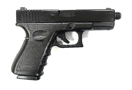 детальное фото для раздела Пистолет KJW Glock 23 greengas, внешняя резьба, нужен ремонт (Б/У) интернет-магазин "Планета страйкбола»