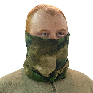 Баф Strike с утяжкой, укороченный, флис 280, A-TACS FG Camo