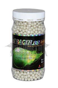 детальное фото для раздела Шары G&G 0.20г. 2400шт. трассерные зеленые (g-07-137) интернет-магазин "Планета страйкбола»
