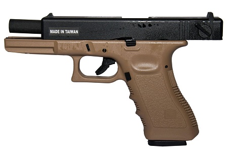 KJW Пистолет Glock 18, greengas, tan (kp-18-tan)