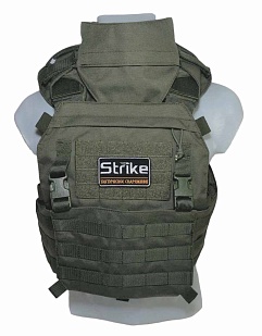 Защита шеи Strike, олива кордура