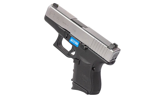 WE Пистолет Glock 27 Gen.4, серебристый слайд (WE-G006B-SV)