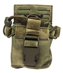 детальное фото Подсумок под рацию ССО ПРС 2 molle A-TACS FG Camo (113654) интернет-магазин "Планета страйкбола"