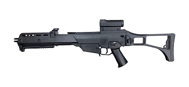 Автомат Jing Gong G36, с опт. прицелом без рукоятки переноса и магазина, 107 м/с (Б/У)