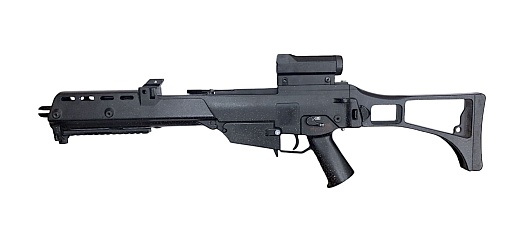 Автомат Jing Gong G36, с опт. прицелом без рукоятки переноса и магазина, 107 м/с (Б/У)