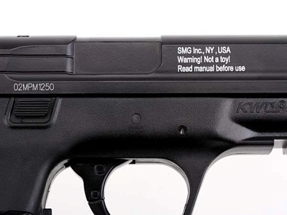 Gletcher Модель пистолета Smith&Wesson MP, металл, пневматический