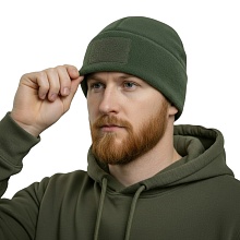 детальное фото Шапка Strike р-р 58 с велкро, олива интернет-магазин "Планета страйкбола"