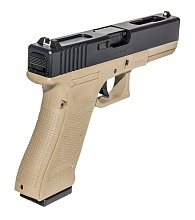 WE Пистолет Glock 18 gen.4, tan (gp617b)