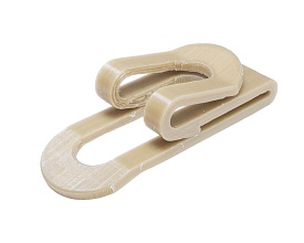 детальное фото Клипса Strike 65 x 25 мм на MOLLE с вырезом, пластик, песочный интернет-магазин "Планета страйкбола"