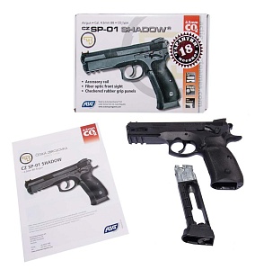 Пистолет пневматический ASG CZ SP-01 Shadow 4.5мм