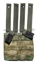 детальное фото Подсумок магазина АКМ 2шт. ССО без клапана molle A-TACS FG Camo интернет-магазин "Планета страйкбола"