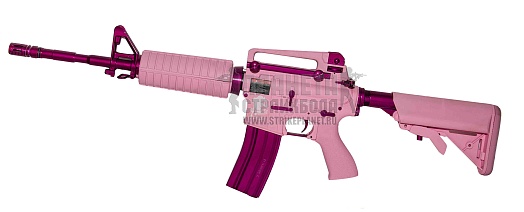 фото детально g&g автомат m4a1, розовая (egr-16p-ffc-pnb-ncm) интернет-магазин "Планета страйкбола"