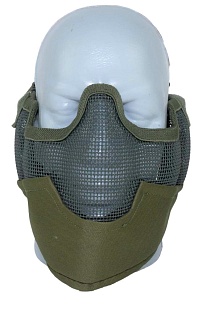 Маска Kingrin с защитой ушей олива (ma-10-od)