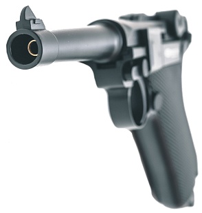 Пистолет пневматический Gletcher Parabellum P08 4.5мм