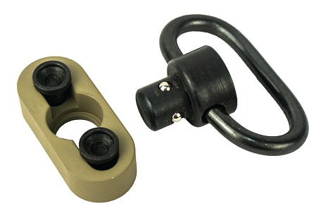 Антабка Big Dragon NV Style Keymod QD Direct Attach Sling Mount , desert (bd9166a)