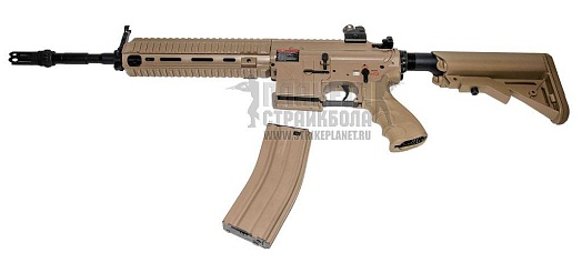 G&G Автомат HK416 Long EBB, tan (tgr-418-lng-dbb-ncm)