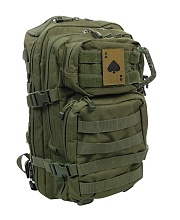 Нашивка Strike "Пиковый Туз", 80х50 мм, полевой, койот, лазерная резка