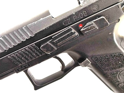 Пистолет KJW CZ P-09, greengas, 93м/с, нет пятки магазина (p-09)