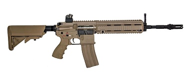 G&G Автомат HK416 Long EBB, tan (tgr-418-lng-dbb-ncm)