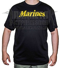 футболка rothco marines xl черная
