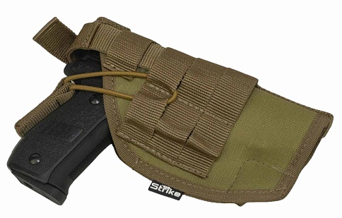 Кобура для пистолета Strike правая, койот кордура