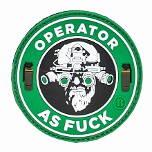 детальное фото Нашивка Zlo "Operator as fuck" интернет-магазин "Планета страйкбола"