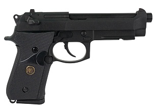 WE Пистолет Beretta M92F, co2, рельса (cp321)