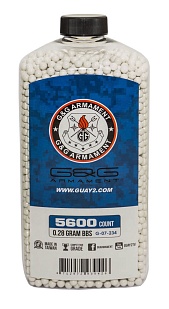 детальное фото для раздела Шары G&G 0.28г. 5600шт. бутылка (g-07-234) интернет-магазин "Планета страйкбола»