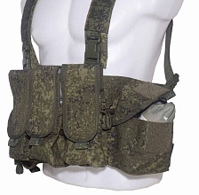 Разгрузочный жилет Strike честриг 3 ак, 1 утилитарный, 2 гранаты, цифра кордура