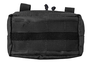 детальное фото Подсумок Strike утилитарный горизонтальный малый, черный интернет-магазин "Планета страйкбола"