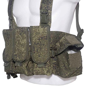 Разгрузочный жилет Strike честриг 3 ак, 1 утилитарный, 2 гранаты, цифра кордура